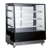 EFI CGCM-4757 Premium Straight Glass Refrigerated Display Case for showcasing delicious products