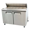EFI CMDR2-48VC Mega-Top Refrigerated Sandwich Prep Table for efficient food storage and preparation.