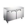 EFI CUDR2-48VCX X-Line 48" undercounter solid door refrigerator in sleek stainless steel design.