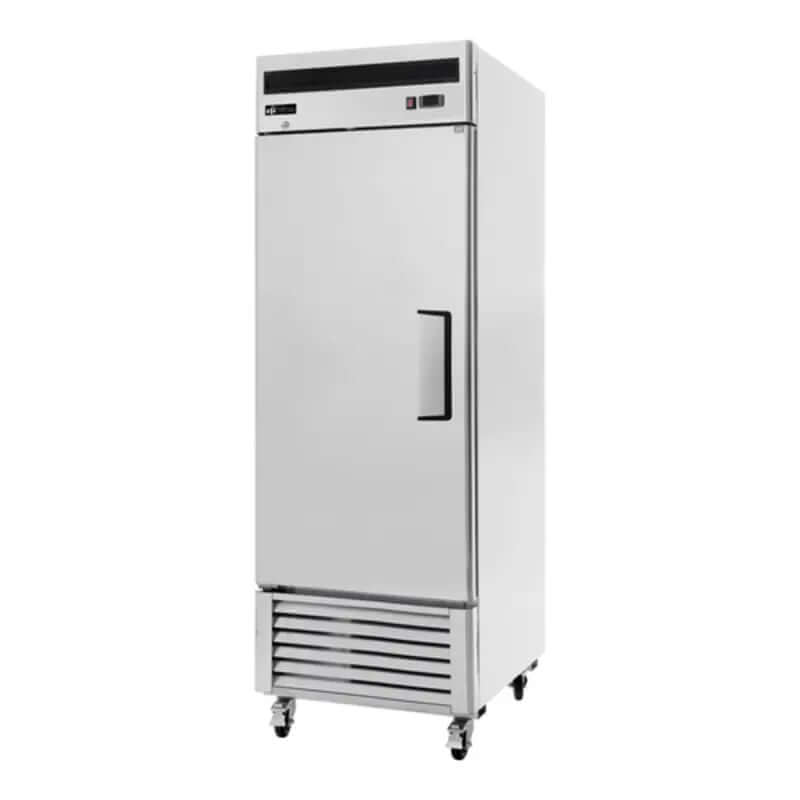 EFI F1-27VC-L Commercial Bottom Mount Reach-in Freezer with durable stainless steel design.