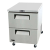 EFI FUDW2-27VC stainless steel undercounter commercial freezer with drawers for efficient kitchen storage.