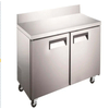 EFI FWDR2-36VCX 36-Inch Two-Drawer commercial worktop freezer with stainless steel surface.
