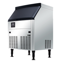 EFI IM-220 26-Inch Commercial Air-Cooled Cube Ice Machine with 80-Lb Storage Bin