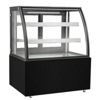 EFI Sales CGCM-3547 35.4" Full-Service Refrigerated Deli Case with Curved Glass