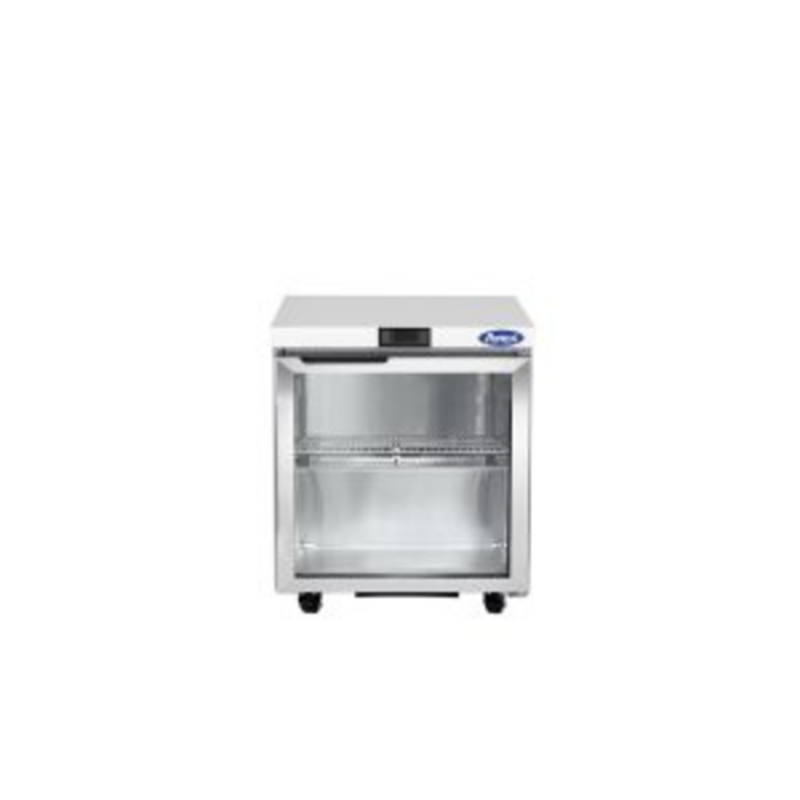 Atosa AUR27GD 27.5-Inch Commercial Glass Door Undercounter Refrigerator