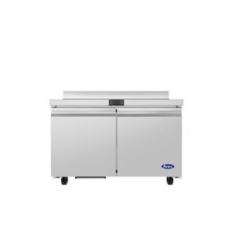 Atosa AWR48SD 48-Inch Commercial Worktop Refrigerator with Backsplash