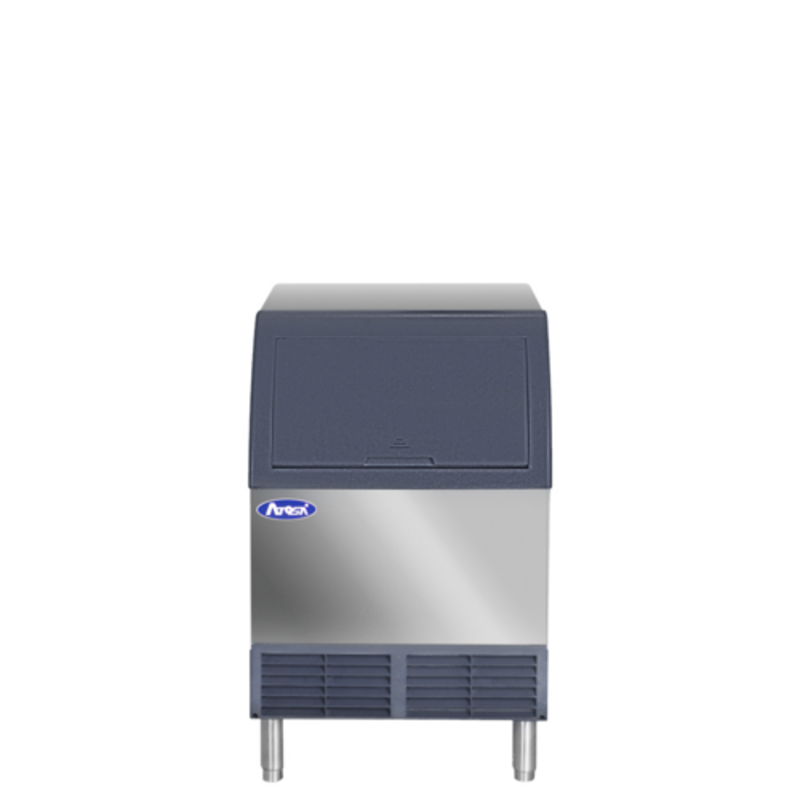 Atosa YRU0140A-161 24-Inch Air-Cooled Half-Diced Ice Maker with 88-lb Bin