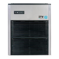 ITV Ice Queen 1200 modular nugget ice machine 1200 front view features sleek design and control panel.