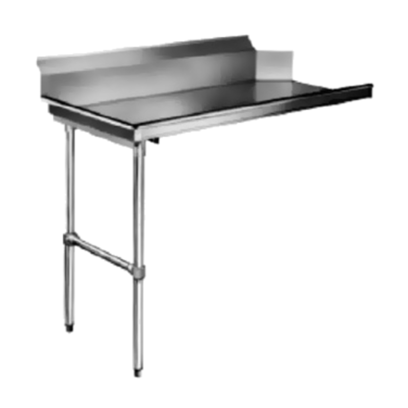 CMA Dishmachines CL-60 60-Inch Straight Clean Dishtable, Right-to-Left Operation