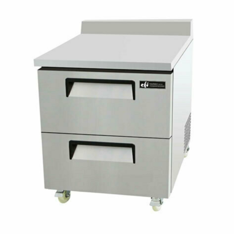 EFI CWDW2-27VC Versa-Chill 27.5-Inch Commercial Worktop Refrigerator with Drawers