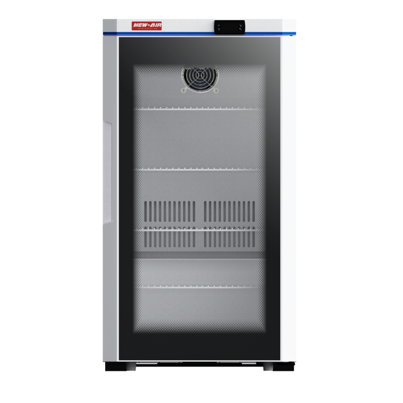 New Air NGPR-19-35H 3.71 Cu. Ft. Countertop Medical Refrigerator with Glass Door