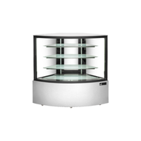 EFI CGCRM-5956 58.4" Refrigerated Corner Deli & Bakery Display Case - 15.5 Cu. Ft.
