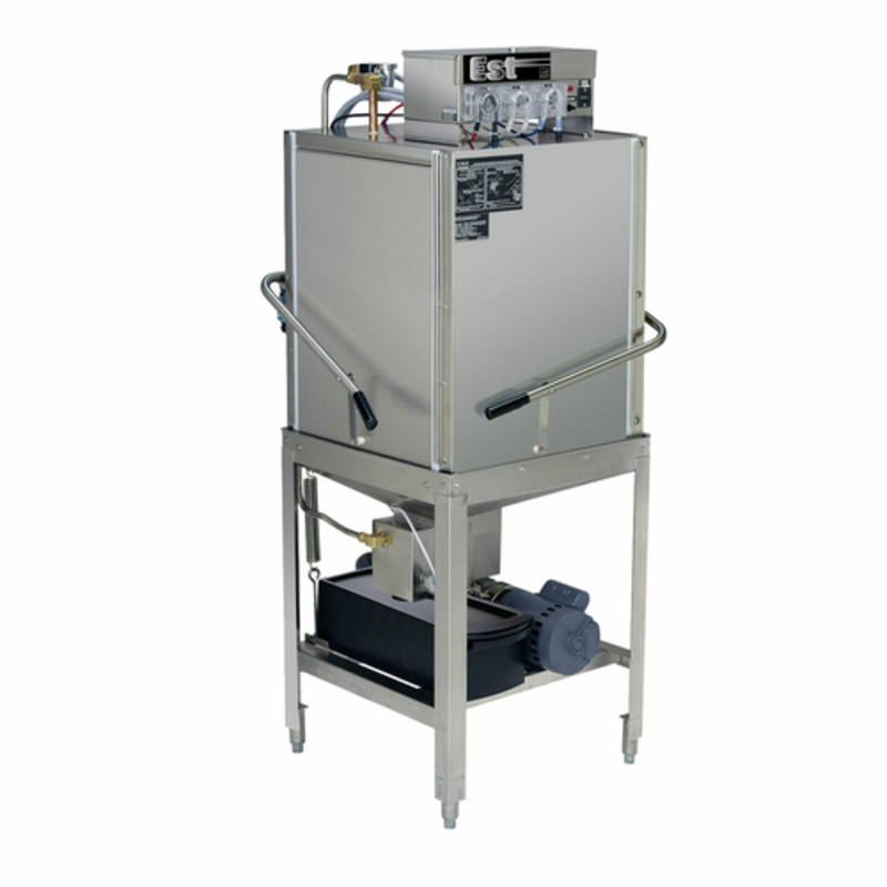 CMA Dishmachines EST-C-EXT Low-Temp Corner Door-Type Dishwasher - 40 Racks/Hr