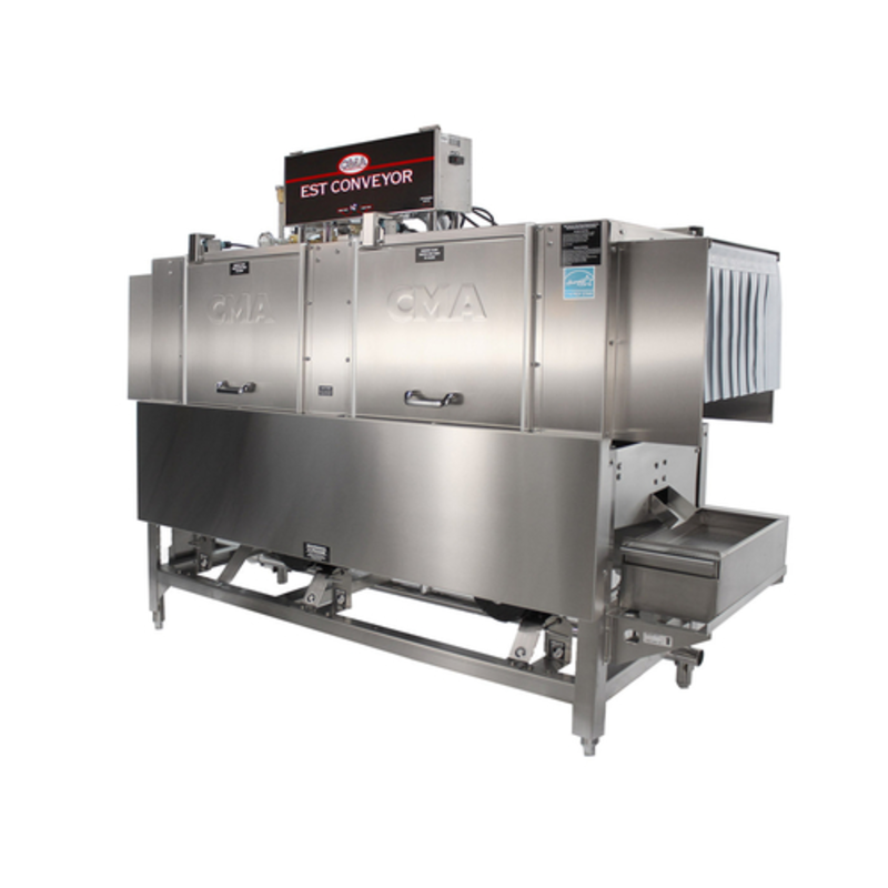 CMA Dishmachines EST-66 Dual-Tank Conveyor Dishwasher - 249 Racks/Hr
