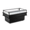 CM-1500C Refrigerated Island Display - 61.2 inch showcases beverages with energy-efficient cooling.