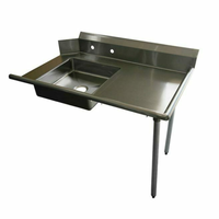 EFI SIST36R 36-Inch Right-to-Left Soiled Dishtable with Pre-Rinse Sink