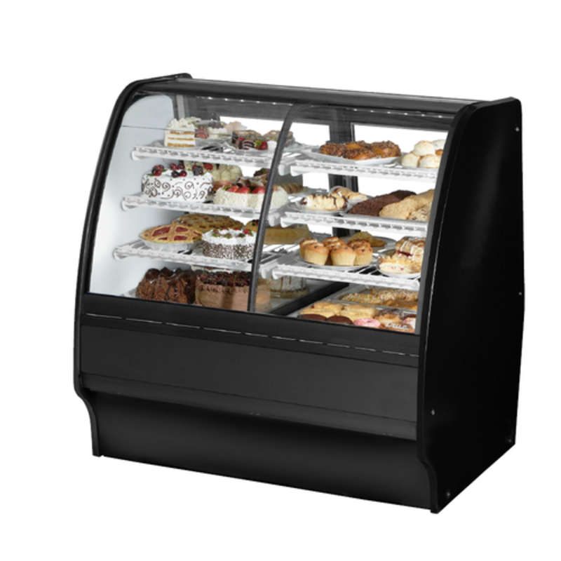 True Refrigeration TGM-DZ-48-SC/SC-S-S 48-1/4" Stainless Steel Dual Zone Bakery Display Case