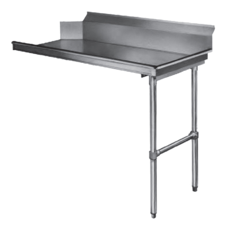 Thorinox TCDT-3072-R 72" x 30" Stainless Steel Left-to-Right Clean Dishtable
