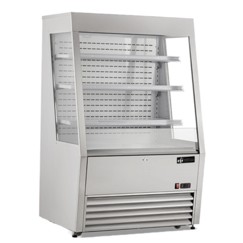 EFI CGOM-3659S 36-Inch Slanted Front Open Air Refrigerated Merchandiser, Stainless Steel