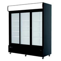 EFI C3S-68GD 68-Inch Three-Door Sliding Glass Display Refrigerator