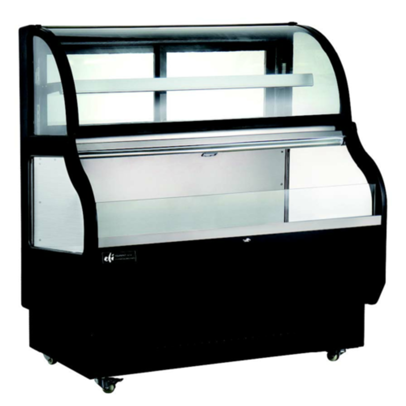 EFI CGOCM-5261 51.7-Inch Refrigerated Deli Merchandiser with rear sliding doors for easy access.