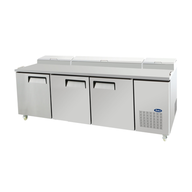Atosa MPF8203GR 93-Inch Three-Door Commercial Pizza Prep Table