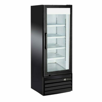 EFI C1-21GDVCX 9.1 Cu. Ft. Glass Door Merchandising Refrigerator - Black