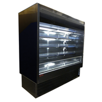 Howard-McCray SC-OD35E-8-B-LED 99-Inch Black Self-Contained Open Merchandiser