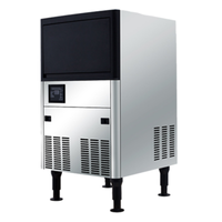 EFI IM-120 Commercial Air-Cooled Full Cube Ice Machine with 40 lb Storage Bin