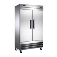 EFI F2-39VCX 39.5" Double Solid Door Reach-In Commercial Freezer, 26.5 Cu. Ft.
