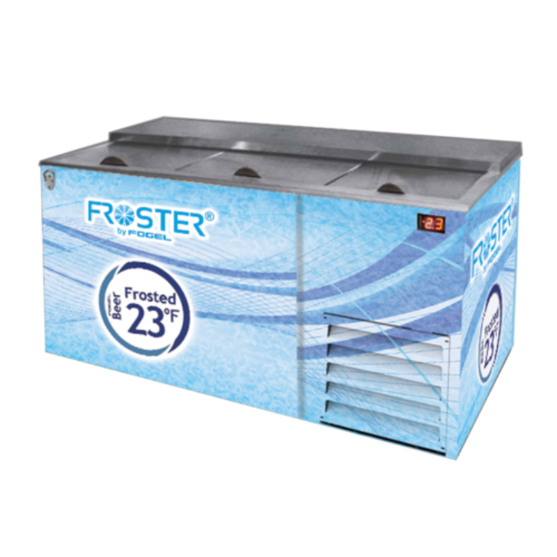 Fogel FROSTER-B-65-HC 66.25-Inch 3-Door Commercial Beer Froster and Bottle Cooler