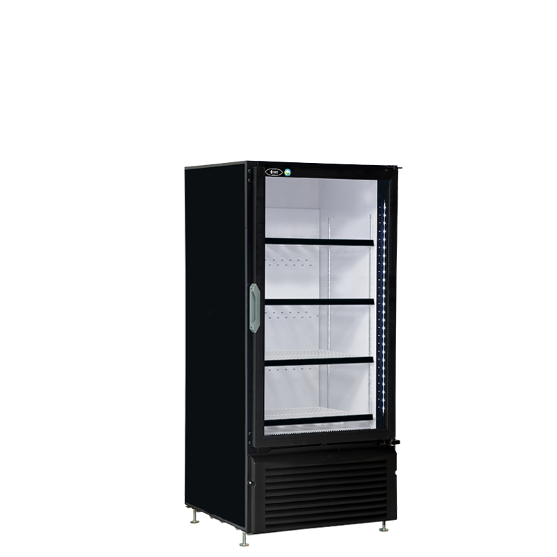 QBD CD10-HC/RX 10-Cubic Foot Black Medical Display Refrigerator