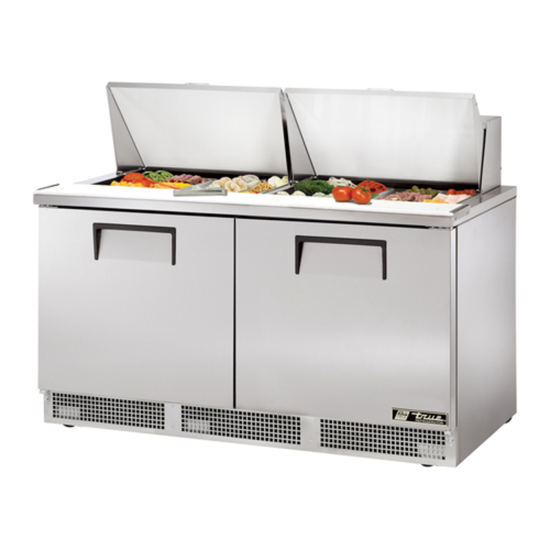 True TFP-64-24M-HC 64-Inch Mega Top Sandwich and Salad Prep Table with 24 Pans