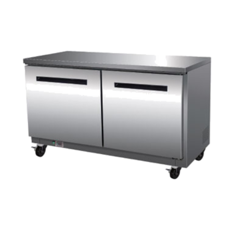 Maxx Cold MXCF60UHC 60-Inch Two-Door Commercial Undercounter Freezer