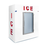 Leer L065UAGP 65 Cu. Ft. Glass Door Indoor Ice Merchandiser, 64-Inch
