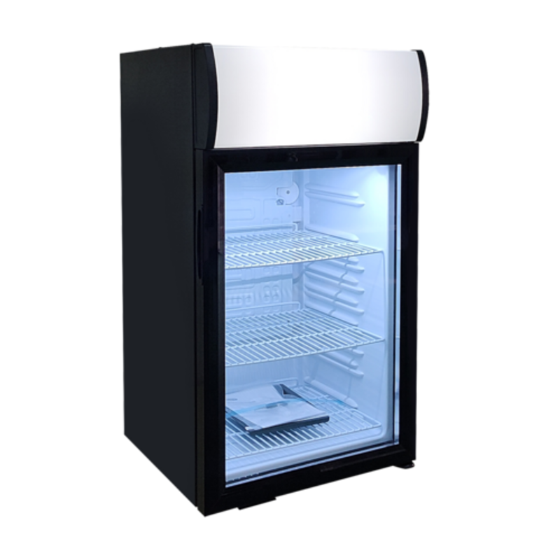 EFI C1-68GDCT-L 68L Countertop Display Refrigerator with Glass Door