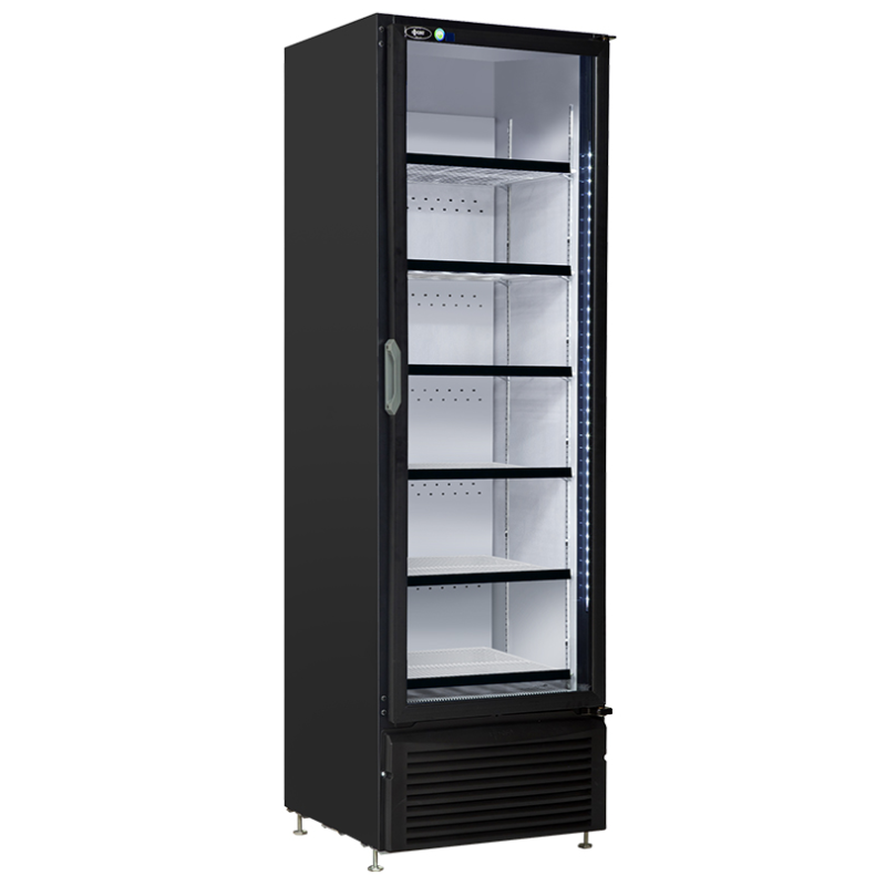 QBD CD20-HC/RX 24-Inch Black Glass Door Medical and Pharmacy Refrigerator
