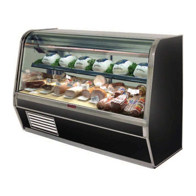 Howard-McCray SC-CDS32E-4C-LED 50-Inch Curved Glass Refrigerated Service Deli Case