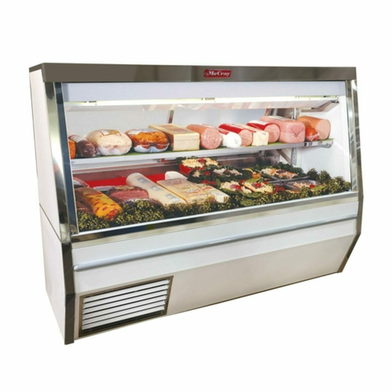 Howard-McCray SC-CDS34N-4-LS-LED 48" Double Duty Deli Display Case with Storage