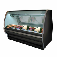 Howard-McCray SC-CFS40E-8C-BE-LED 99.5-Inch Curved Glass Seafood & Poultry Display Case
