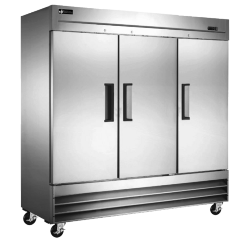 EFI F3-82VCX X-Line 72 Cu. Ft. 3-Door Commercial Reach-In Freezer