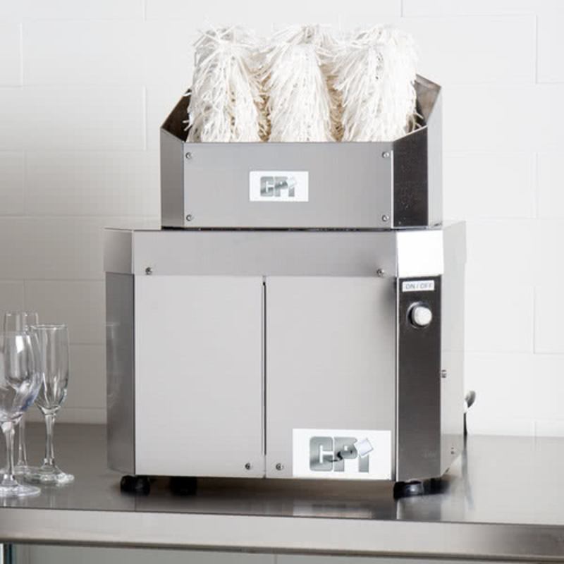 Campus Products GP8 StemShine PRO Tabletop Glass Polisher - 800 Glasses/Hr