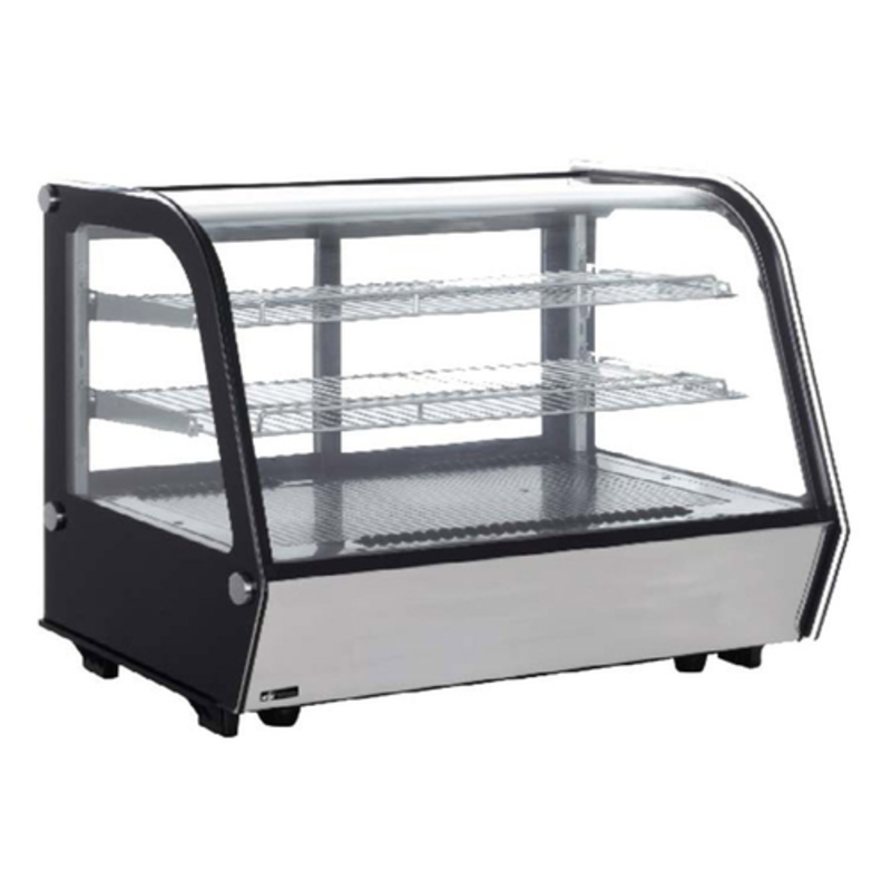 EFI CGCM-CT-4827 48-Inch Curved Glass Refrigerated Countertop Display Case