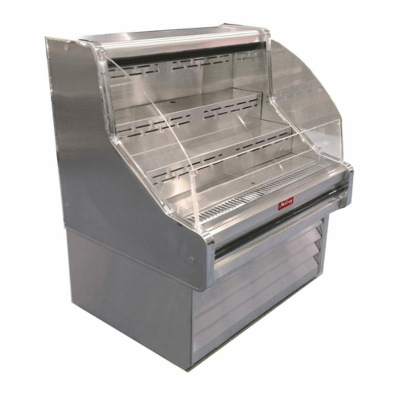 Howard-McCray SC-OS35E-5C-B 63-Inch Low Profile Impulse Open Case Merchandiser