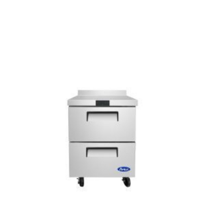 Atosa MGF8428GR 27.5-Inch Commercial Worktop Freezer with Dual Drawers
