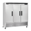 Maxx Cold MCF-72FDHC, a commercial reach-in freezer with triple doors for ample frozen storage.
