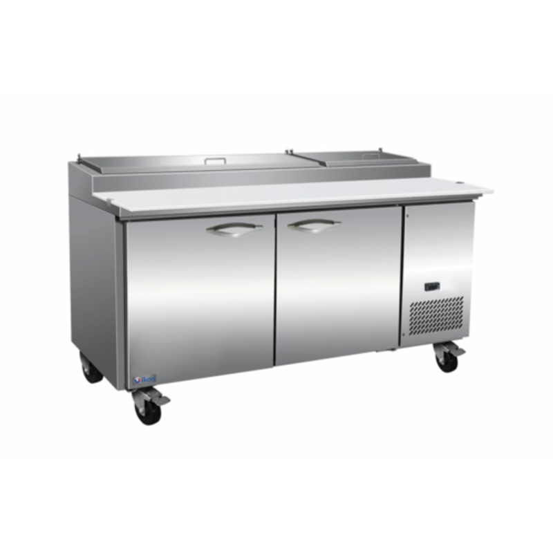 IKON IPP71 70.8-Inch Two-Section Refrigerated Pizza Prep Table