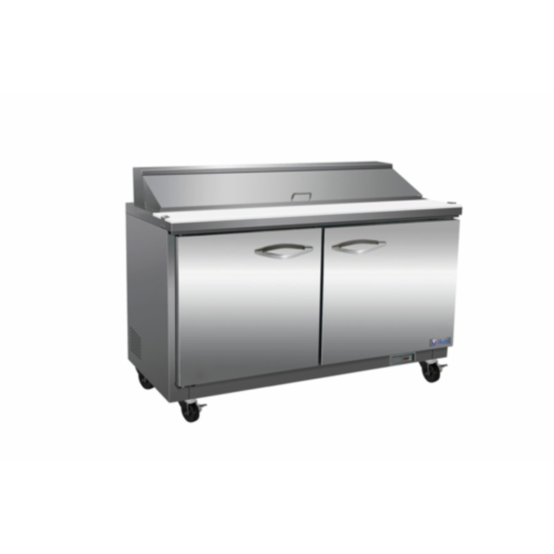 IKON ISP61 61-Inch 2-Door Commercial Sandwich and Salad Prep Table