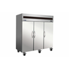 IKON IT82R 81-Inch Three-Section Solid Door Commercial Refrigerator - commercial refrigerator 81-inch three-door.