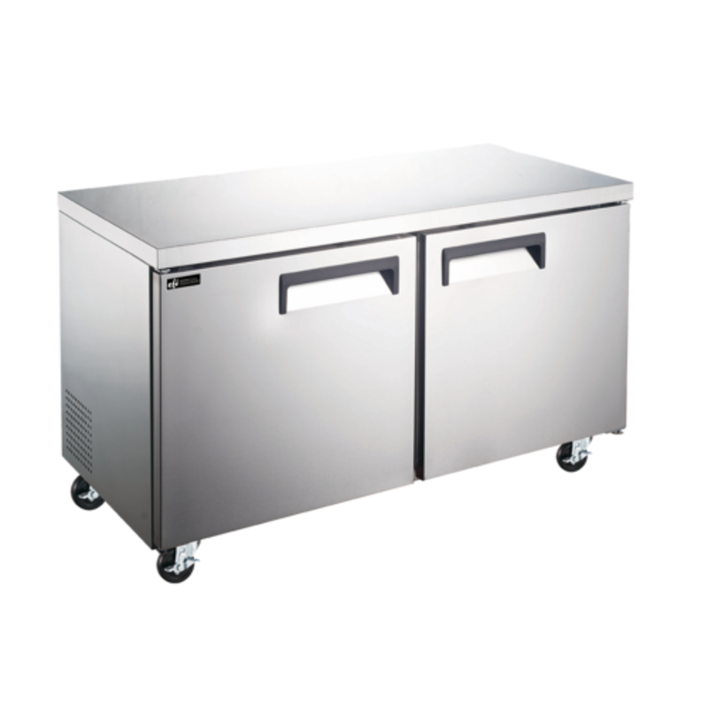 EFI CUDR2-60VCX X-Line 60-Inch Solid Door Commercial Undercounter Refrigerator